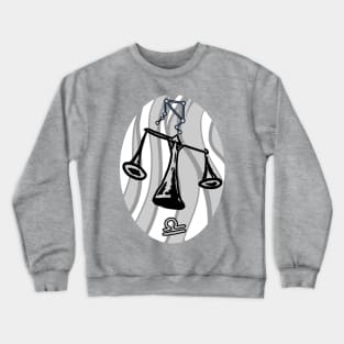 Libra Zodiak Crewneck Sweatshirt